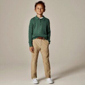 Crewcuts Slim Fit Performance PantsTan Khaki  Boys Size 12 Academia Preppy